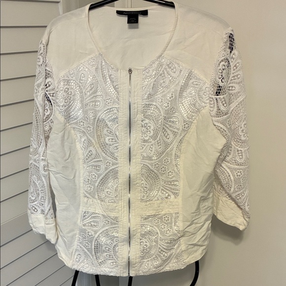 Ashley Stewart Cream Top - Picture 1 of 7